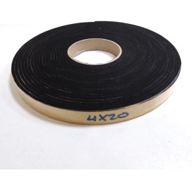 Resim Contacall Kapı Pencere Bandı Yapışkan Sünger 4 Milim Kalınlık 20MİLİM Genişlik 10 Metre Uzunluk / Eva-4*20 