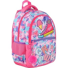 Resim Muggle Mu-9015 Girl Power Koleksiyonu İlkokul Çantası 