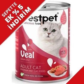 Resim Bestpet Gravy Parça Dana Etli Kedi Konservesi 400 Gr 