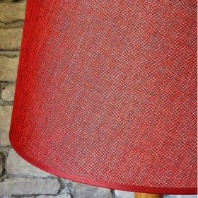 Resim Lambada Keten Kumaş Lambader Şapkası ( Bordo ) 