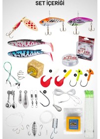 Resim Fishack Spin At-çek Deniz Ve Göl Profesyonel Olta Seti Takımı - Xxl - 2.40mt / 10-30gr - 42 Parça Elite 