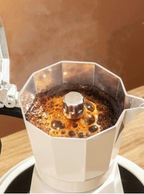 Resim LeylArt Mokapot 6-cup Coffeehutt Bigg Coffee Kahve Demleme Kahve Ekipmanı Italyan Filtre Kahve Makinesi 