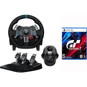Resim Logitech G G29 Driving Force Yarış Direksiyonu Seti ve Gran Turismo 7 Ps5 