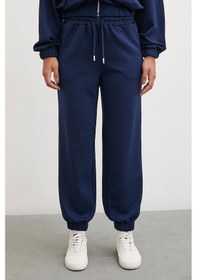 Resim Never More Lastikli Cepli Eşofman Altı Lacivert 