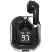 Resim Siyah Tws T2 Kablosuz Kulaklık Led Güç Dijital Ekran Kulaklık Stereo Ses Bluetooth Kulaklık İpone Xiaomi Lenovo Kulaklık İçin 