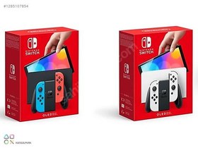 Resim NINTENDO SWITCH OLED [ÇİPLİ-TİNFOİL-256GB-FULL OYUN] KONSOLPARK 