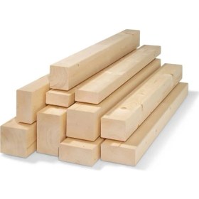 Resim ECS Ahşap Ladin Kereste Taslak Çıta Blok Planyalı Tahta 