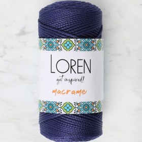 Resim Loren Macrame Lacivert El Örgü İpi - RM 0262 - 34353 
