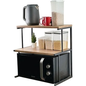 Resim Mutfak Rafı Bango Üstü Raf Fırın Dolabı 5414 