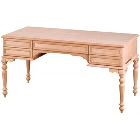 Resim Masifart Vacca 160 Lık Çizgili Torna Çalışma Masası Cilasız Ham Ahşap 