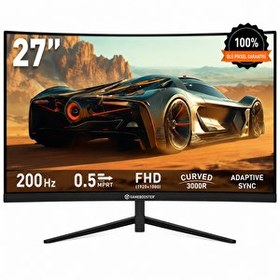Resim GameBooster Lyris FF20 27" 200Hz 0.5ms FHD VA Panel 3000R Curved Gaming Monitör 
