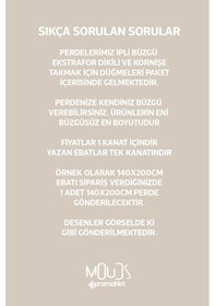 Resim One Line Serisi Desenli Süet Oturma Odası Salon Fon Perde Baskılı Ekstrafor Büzgü Tek Kanat Prd-1047 Çok Renkli 