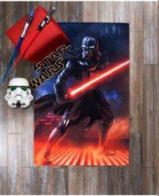 Resim Taç Lisanslı Çocuk Halısı Star Wars Movie 120x180 Çok Renkli 