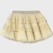 Resim Mayoral Tüllü Pileli Bebek Etek Bej 