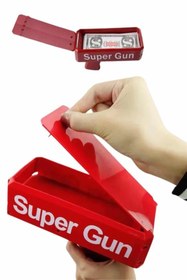 Resim shopwave HTC Kırmızı Parti Oyuncağı Para Saçma Fırlatma Tabancası Makinesi Super Money HTC 