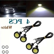 Resim Trendooze 4 Adet 18mm Led Kartal Gözü Beyaz 12v Drl Turcoshop11 Aydınlatma 
