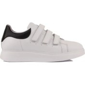 Resim Saillaker’s Sail Lakers - Beyaz Deri Cırtlı Erkek Sneaker 