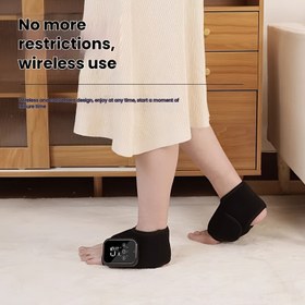 Resim Bacak Rahatlatıcı Masaj Aleti, Isıtmalı Masaj Cihazı, USB Şarj Edilebilir, Uzun Süreli Kullanım, Üç Masaj Modu ve Ayarlanabilir Sıcaklıklar, Taşınması Kolay. 
