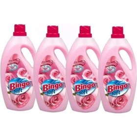 Resim Bingo Soft Çamaşır Yumuşatıcısı Gülpembe 4 x 3 L 