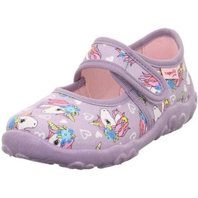 Resim Superfit Bonny Kız Çocuk Ev Kreş Ayakkabısı Unicorn - Lila 800283-8530 Lila 