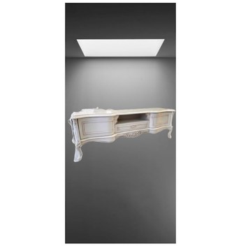 Tv Sehpası Yaprak Antrasit 150 Cm