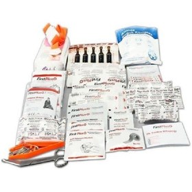 Resim Plastik Ecza Dolabı Lux Beyaz + İlkyardım İşyeri Okul Fabrika İçerik Paketi Full Set 