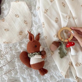 Resim Amigurumi Sincap Deluxe Bebek Seti - 4 Parça Deluxe Bebek Seti 