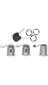 Resim Creatorally 3 Adet Kapı Kilidi Varil Silindir W/tuşları 252522 Citroen Berlingo Için Fit / Xsara / Xsara Pico (Yurt Dışından) 