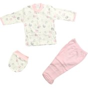 Resim Sebi Bebe Bebek Pijama Takımı Desenli Sincap Baskılı 