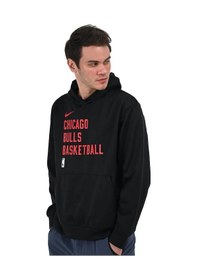 Resim Nike Chicago Bulls Nba T-shirt Erkek Pamuklu Logolu Tişört Siyah Siyah 
