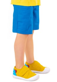 Resim Kiko Kids Catly Cırtlı Erkek Bebek İlk Adım Panduf Ayakkabı 