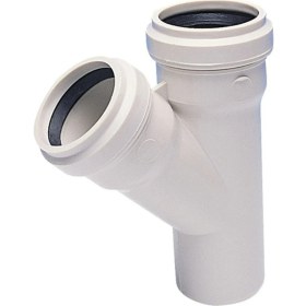 Resim Kalde 75X50 3,2 Pvc-U Tek Çatal 45° 