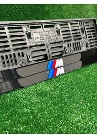 Resim Pleksi Otomobil Plakalık Ahenk Model Bmw M Logolu Uyumlu 