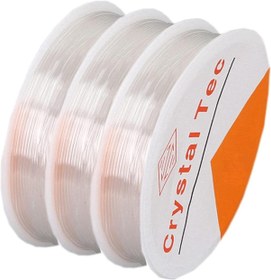Resim Şeffaf Takı misinası [10'lu paket] (0.6mm, 0.8mm ve 1mm kalınlık) - 0.6mm Kalınlık 