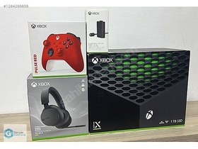 Resim XBOX Series X 1TB + CD ,Dijital Sürüm + 2 KOL + Kulaklık+Batarya 