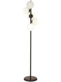 Resim Uzel 5Li Siyah Modern Tasarım Metal Lambader 