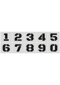 Resim Stencil Rakam Boyama Şablonu X058-sayı Rakam Yüksekliği 7 Cm 