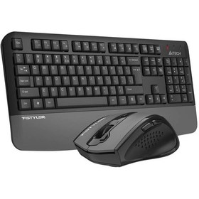 Resim A4 Tech Fg2500s Gri Plus 2.4ghz Fn-mm Türkçe Q 3200dpı Klavye & Mouse Set Optik 