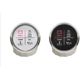 Resim Sealux Marine Alarm Göstergesi 52Mm 4Lü Beyaz 12/24V Beyaz 