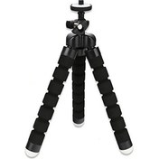Resim Springsun Siyah Plastik Octopus Tripod - 1/4 Üniversal Vida İle Telefon/kamera İçin - 360 Açı Ayarlı - Kaymazsız Tasarım Telefon Tutucusu Yok 