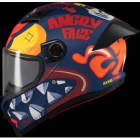 Resim Axxis Fenix Angry Face Mat Kırmızı 