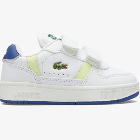 Resim Lacoste T-Clip Set Bebek Beyaz Cırt Cırtlı Sneaker 