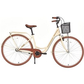Resim Bisan Sorrento Şehir Bisikleti 44 Cm V 28 Jant 3 Vites Krem Gold Krem - Gold Krem - Altın 