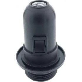 Resim Siyah Aç Kapa Anahtarlı E27 Duy 