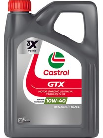 Resim Castrol Gtx 10w-40 A/B 4 Litre Üretim Yılı 2025 