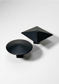 Resim Yuvarlak Düğme Kulp Alüminyum Metal Lüks Modern Mobilya Çekmece Mutfak Dolabı Kulpu Siyah 5 Adet Siyah 