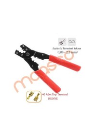 Resim Maasco Yyt-20 Izolesiz Terminal Sıkma Pensesi 
