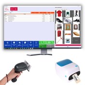 Resim POSA İŞLETMELER İÇİN BARKOD SİSTEMİ (ETİKET YAZICI+PROGRAM+BARKOD OKUYUCU) 