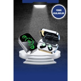 Resim Dokunmatik Akıllı Saat Yeni Nesil Kulaklık Kampanyası Bluetooth Bağlantılı Anc Özelliği 