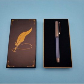 Resim Huramarketing Metal Lacivert Kalem Dekoratif Hediyelik 